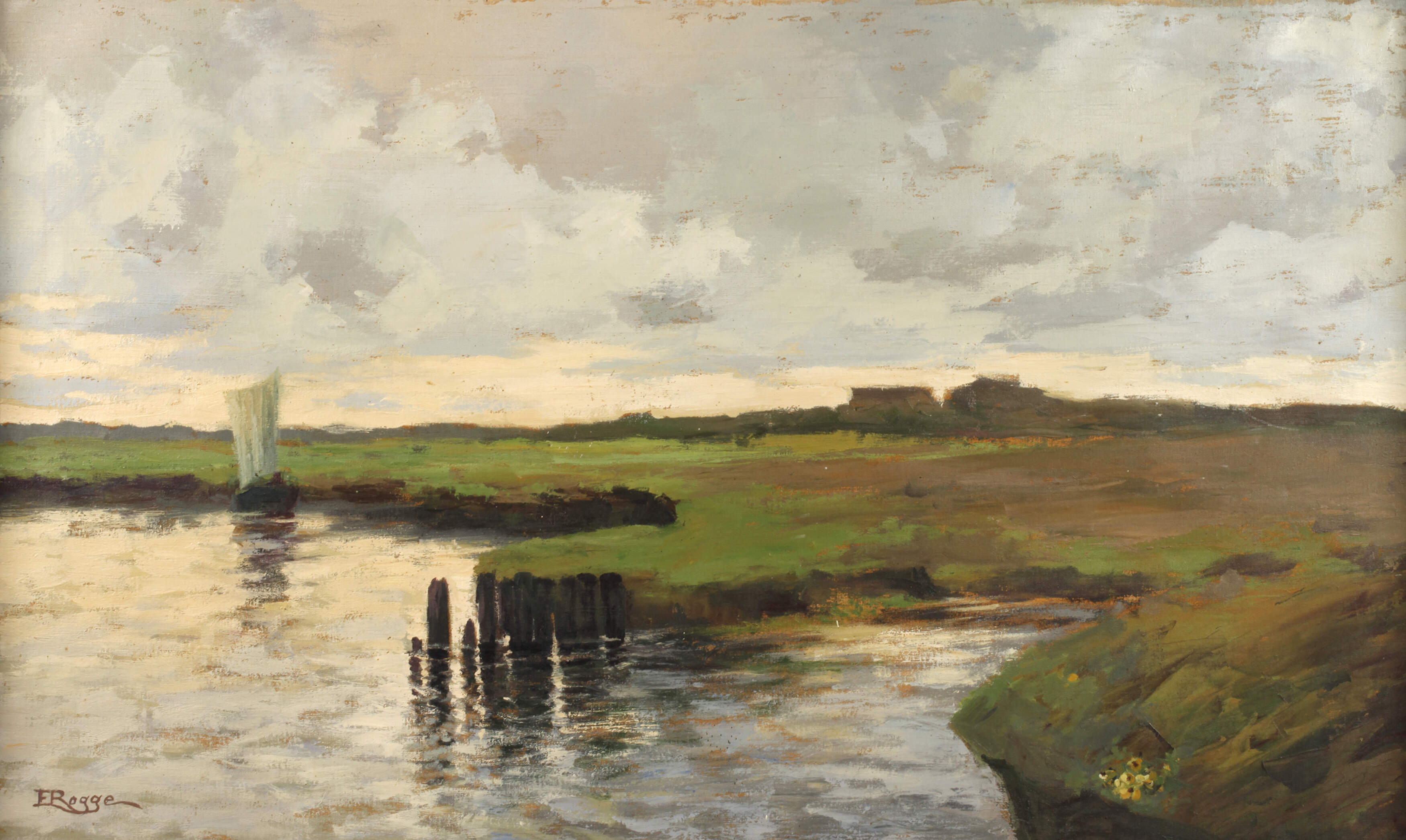 Emy Rogge, "Moorflußmündung"