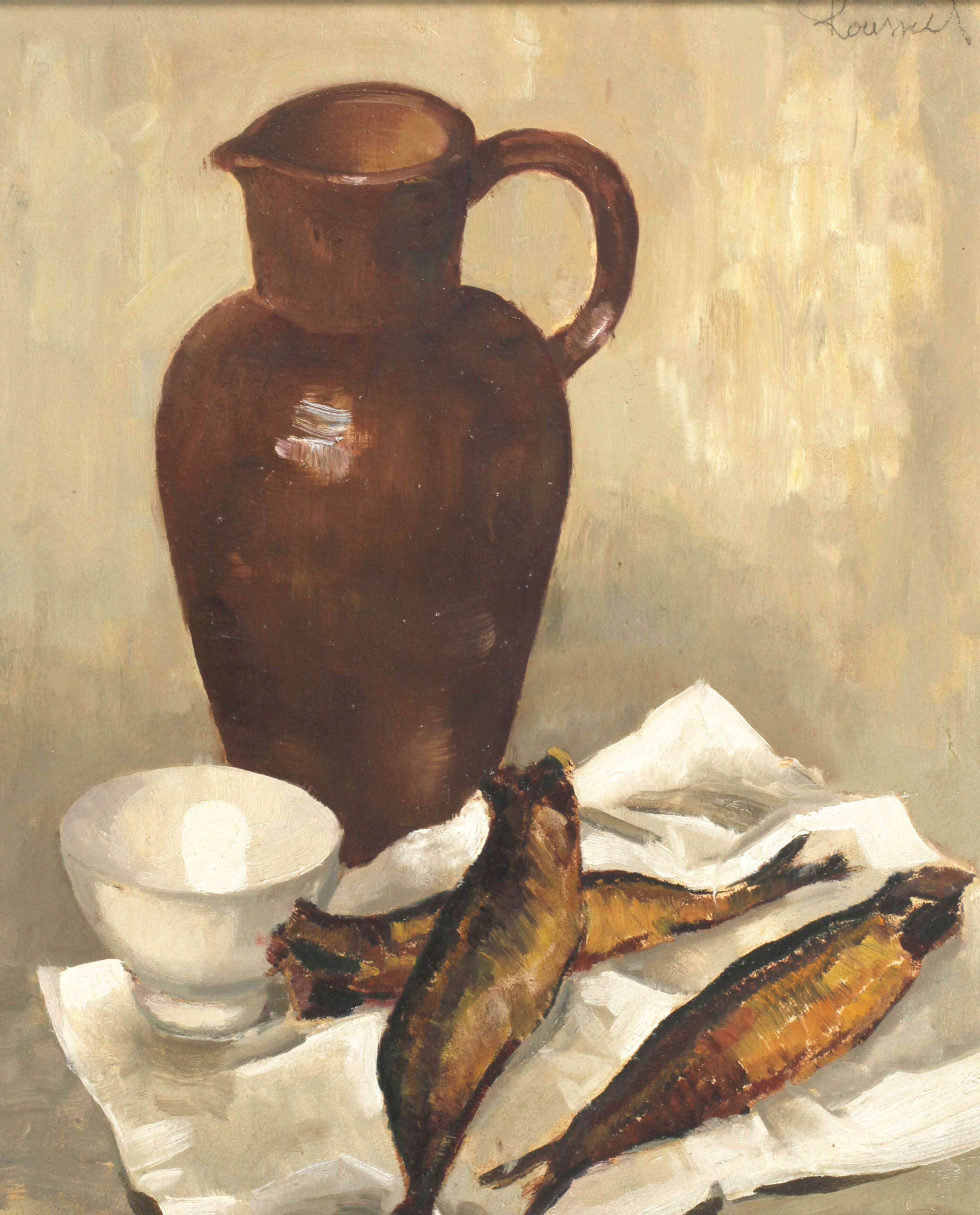 Roussiel, Stillleben mit Fischern