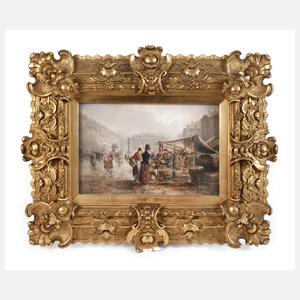 E. Rovier, Geflügelmarkt in Antwerpen