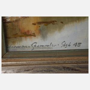 Hermann Stammler, "Abend am Weiher"