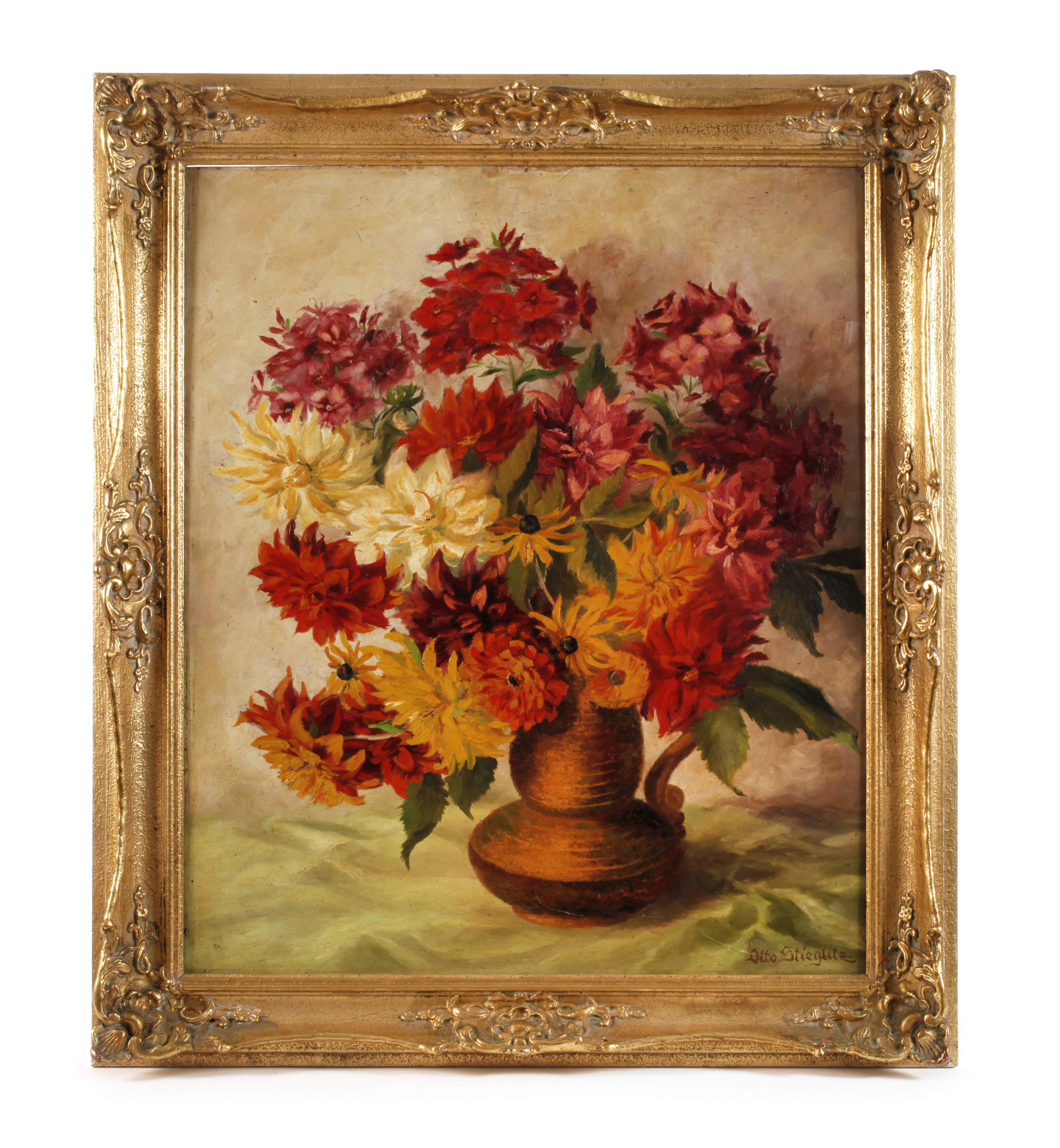 Otto Stieglitz, Sommerblumenstillleben