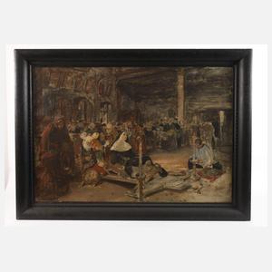 Max Thedy, Ölstudie zu "Adoratio Crucis"