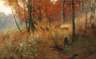 Rudolf Thost, Rehe im Wald