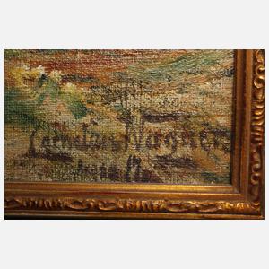 Cornelius Wagner, Sommerlandschaft in der Schweiz