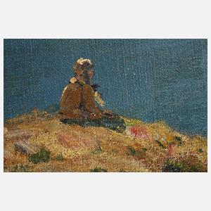 Cornelius Wagner, Sommerlandschaft in der Schweiz