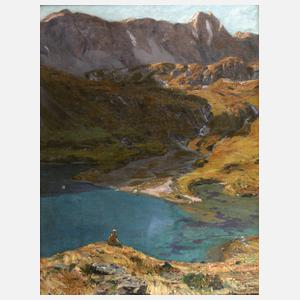 Cornelius Wagner, Sommerlandschaft in der Schweiz