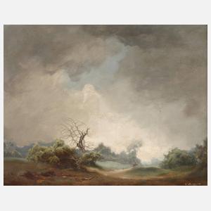 Kurt Wendlandt, Gewitterstimmung in der Ebene