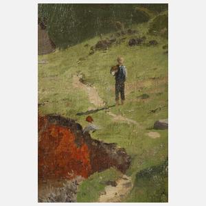 Julius Wentscher, Wanderer am Steinbruch