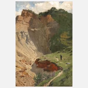 Julius Wentscher, Wanderer am Steinbruch