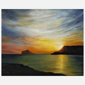 Yona, Sonnenuntergang am Meer