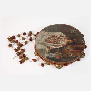 Rubio, Bemaltes Tamburin aus Sevilla