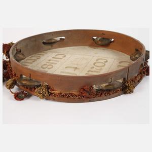 Rubio, Bemaltes Tamburin aus Sevilla