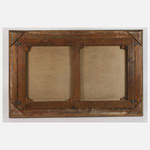 Idyllische Sommerlandschaft mit Viehhirtin