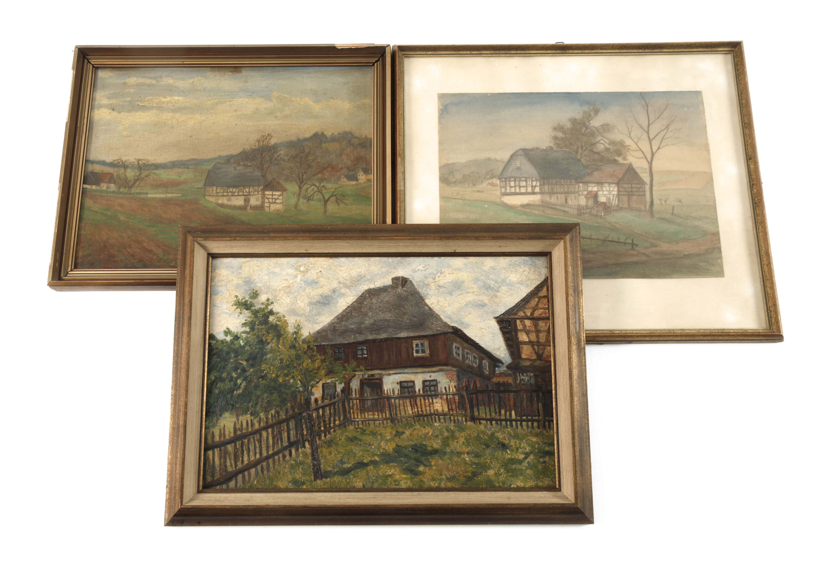 Konvolut Bauernhofansichten