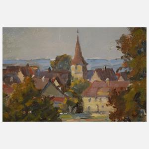 Sommerliche Dorfansicht