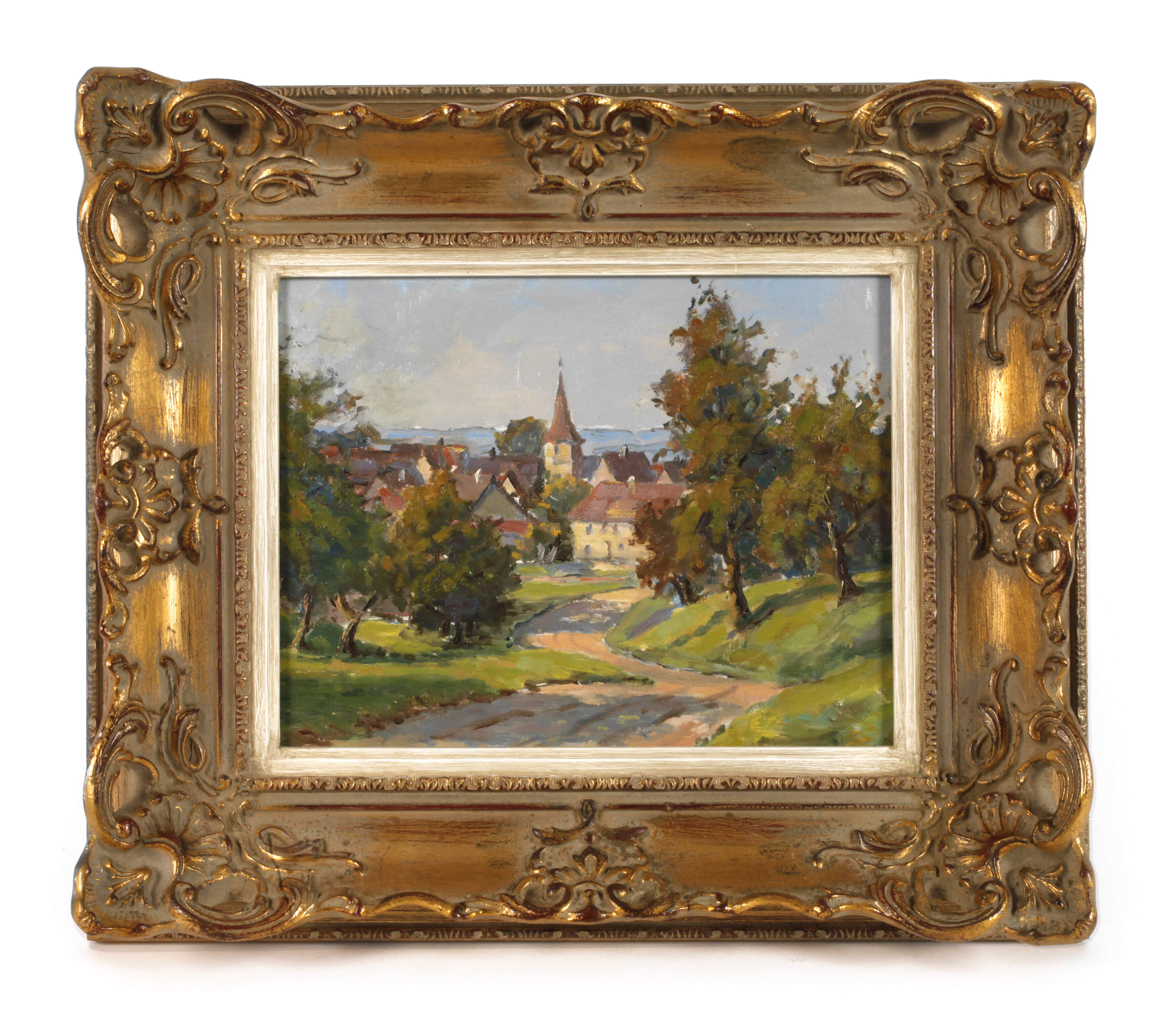 Sommerliche Dorfansicht