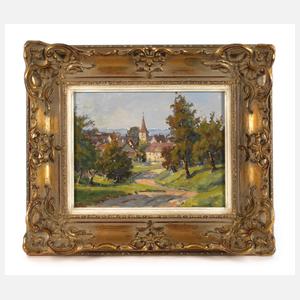 Sommerliche Dorfansicht