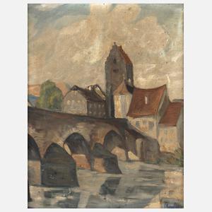 Macher, Altstadt mit Brücke