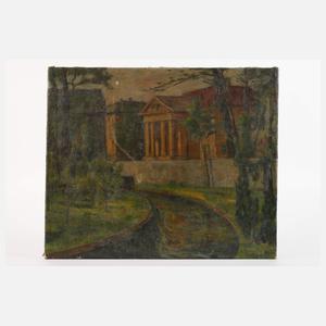 Sommerliche Stadtansicht