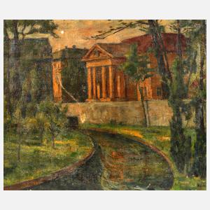 Sommerliche Stadtansicht