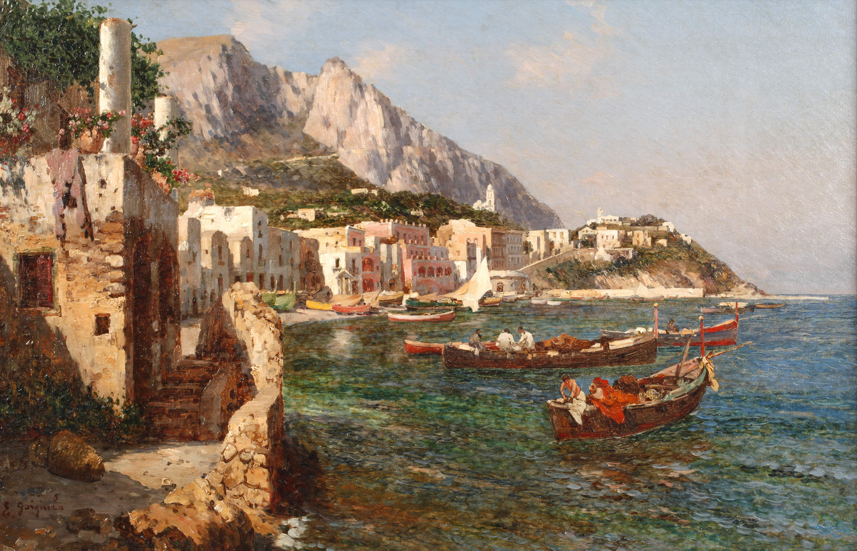 Einrico Gargiulo, Marina Grande auf Capri