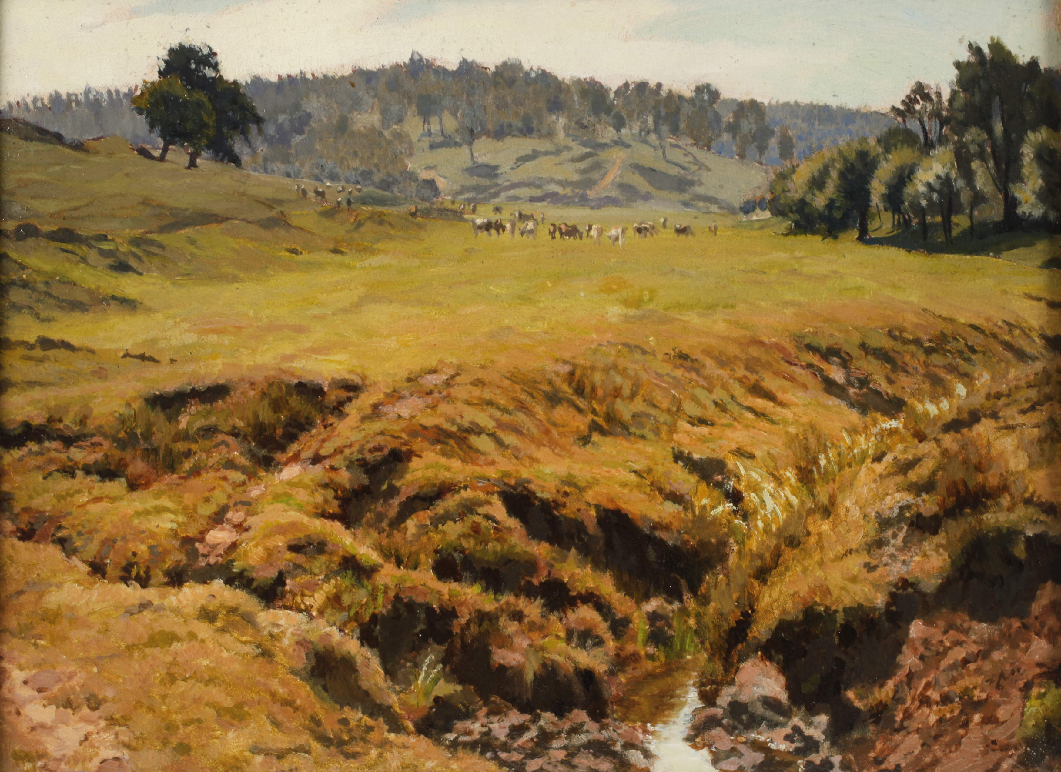 Václav Malý, Kühe im Gebirge