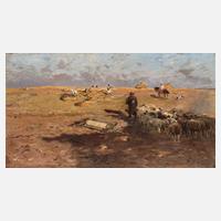 Hugo Mühlig, Schafherde und Heuwender111