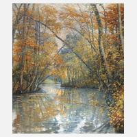 Max Oehler, Herbstliche Flussbiegung111