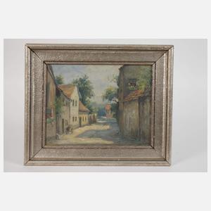 Max Oehler, "Berggasse in Weimar"