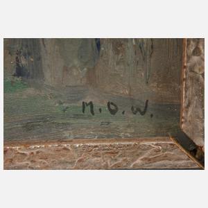 Max Oehler, "Berggasse in Weimar"