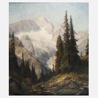 Otto Pippel, Blick durchs Höllental zur Zugspitze111