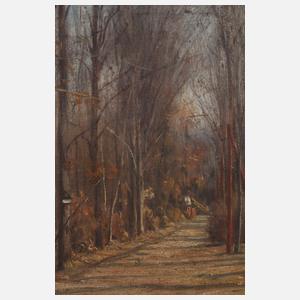 Josef Rolletschek, Herbstlicher Waldweg