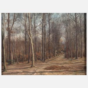 Josef Rolletschek, Herbstlicher Waldweg