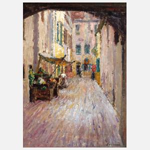 Max Stremel, attr., Gasse in Venedig