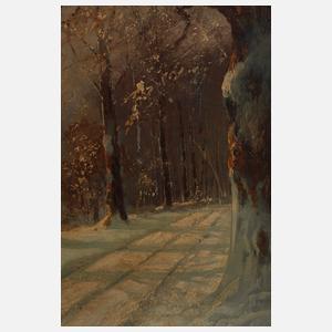 Franz Waldegg, attr., Winterlandschaft