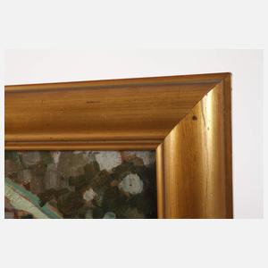 Monogrammist, Garten mit Sonnenblumen