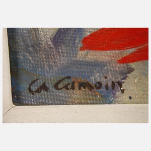 Charles Camoin, Stillleben mit Obstteller und Kanne