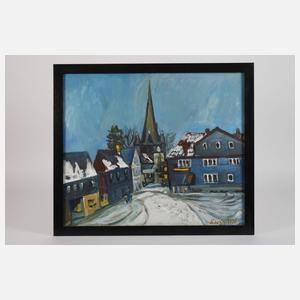 Günter Dührkop, Ortschaft im Winter