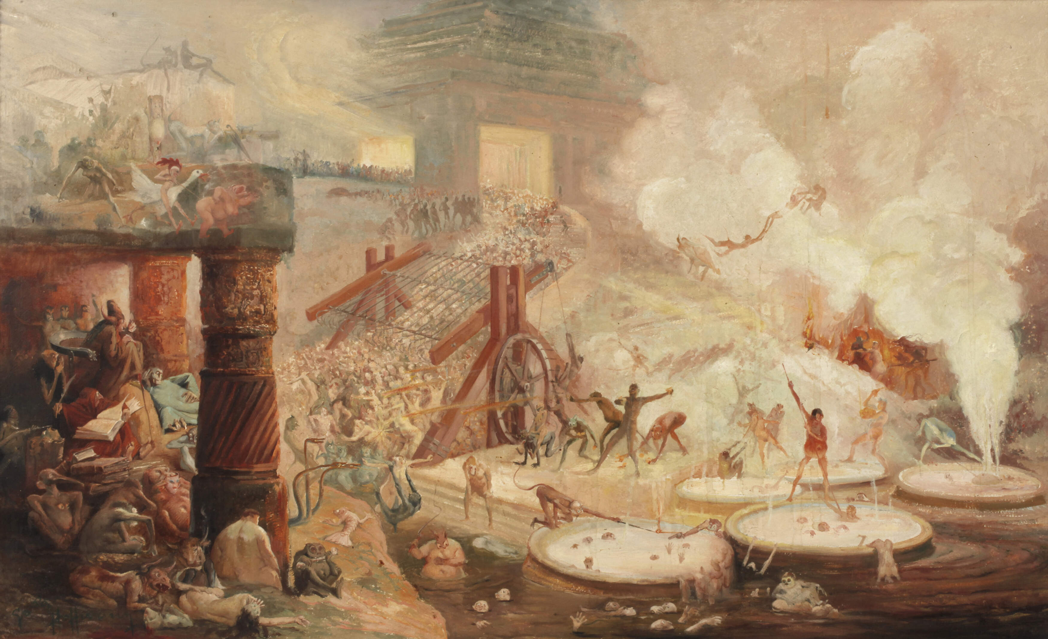 Gaston Hoffmann, Im Fegefeuer