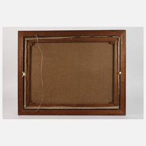 Hopp, Junge mit Teddybär