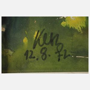 Fritz Ketz, "Sonnenuntergang am Limfjord"