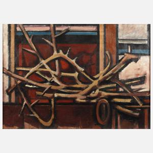 Paul Klose, Abstraktes Stillleben mit Ästen