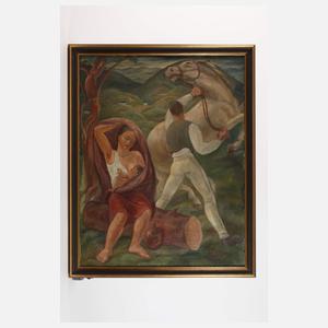 Artur Leiter, attr., Familienidyll