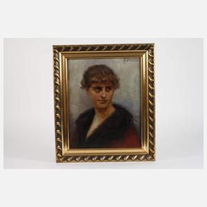 Friedrich Moritz, Damenportrait des Jugendstils