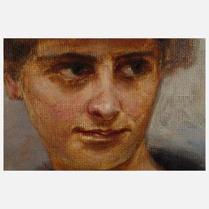 Friedrich Moritz, Damenportrait des Jugendstils