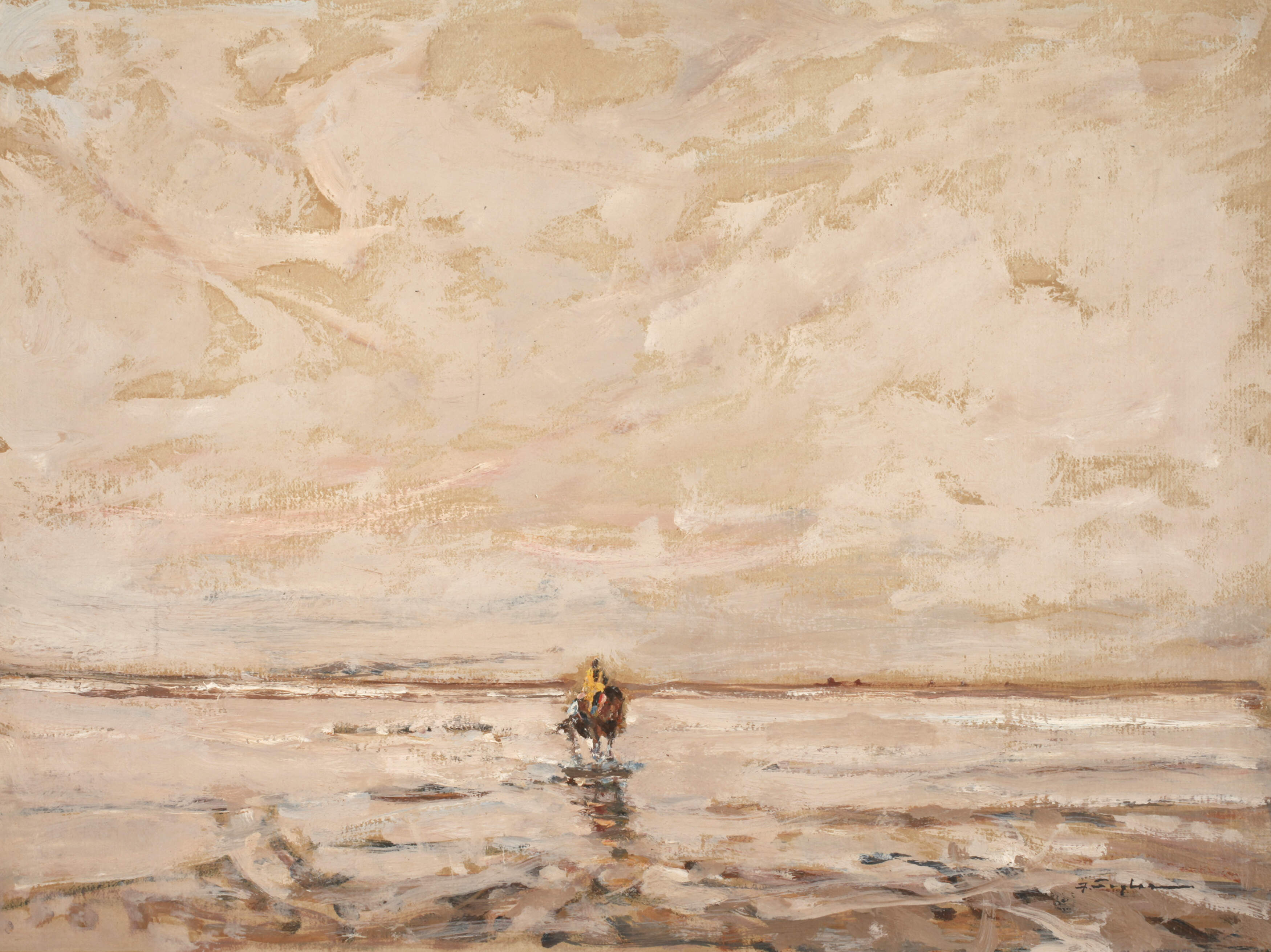 Julius Seyler, Reiter im Watt