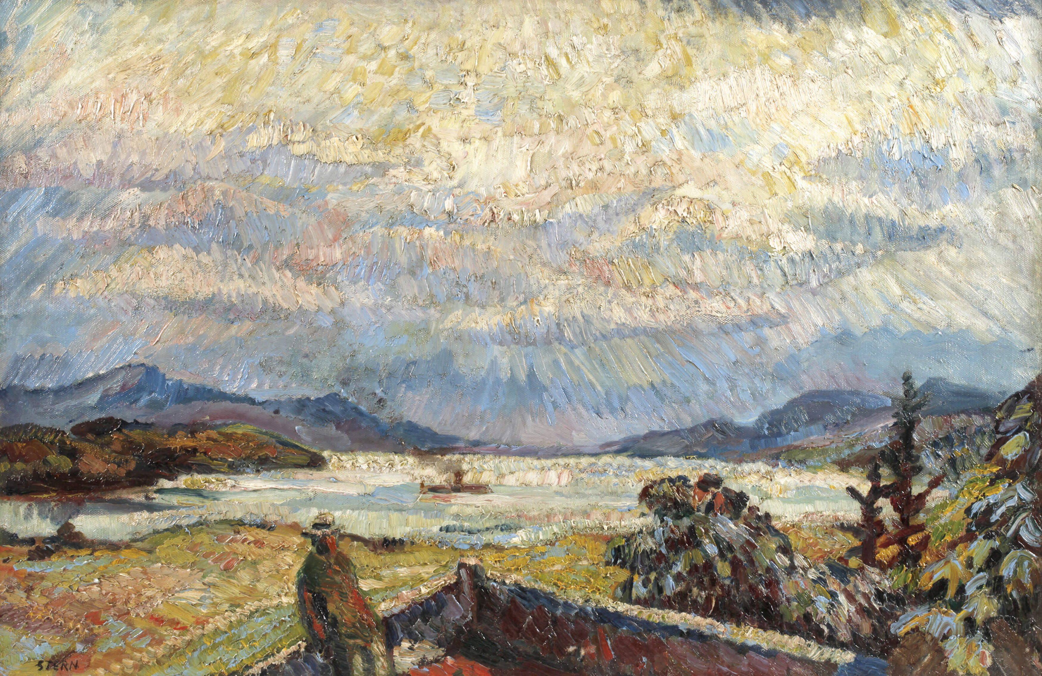 Stern, Lichte Sommerlandschaft