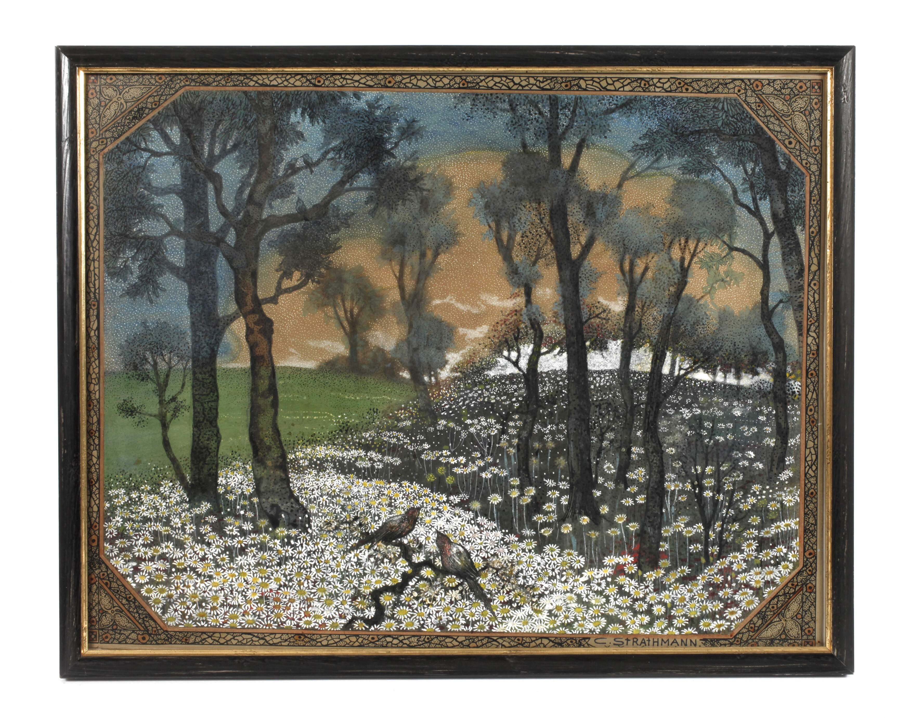 Carl Strathmann, "Landschaft mit Fasan"