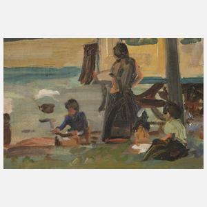 Fahrendes Volk auf der Landstraße