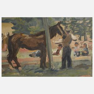 Fahrendes Volk auf der Landstraße